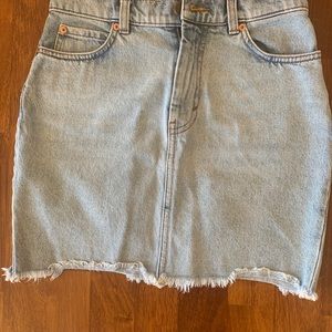 SOLD -NWOT &Other Stories Raw Edge Denim MiniSkirt